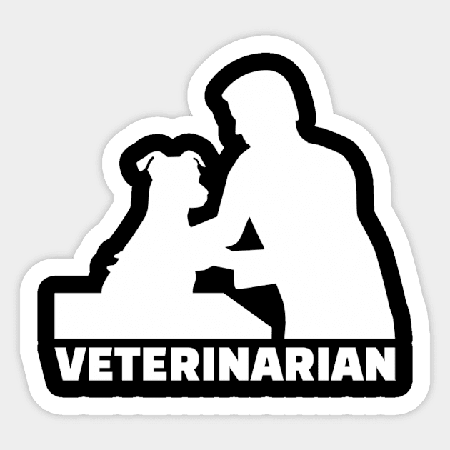 Veterinarian Sticker by Designzz